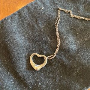 Tiffany & Co Elsa Peretti Open Heart Necklace